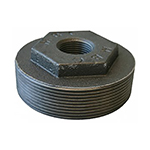 BUSHING, DBL TAP, 4IN X 3IN X 3IN, SS
